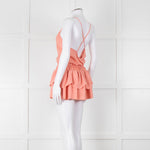 Maje Peach Sleeveless Mini Sun Dress