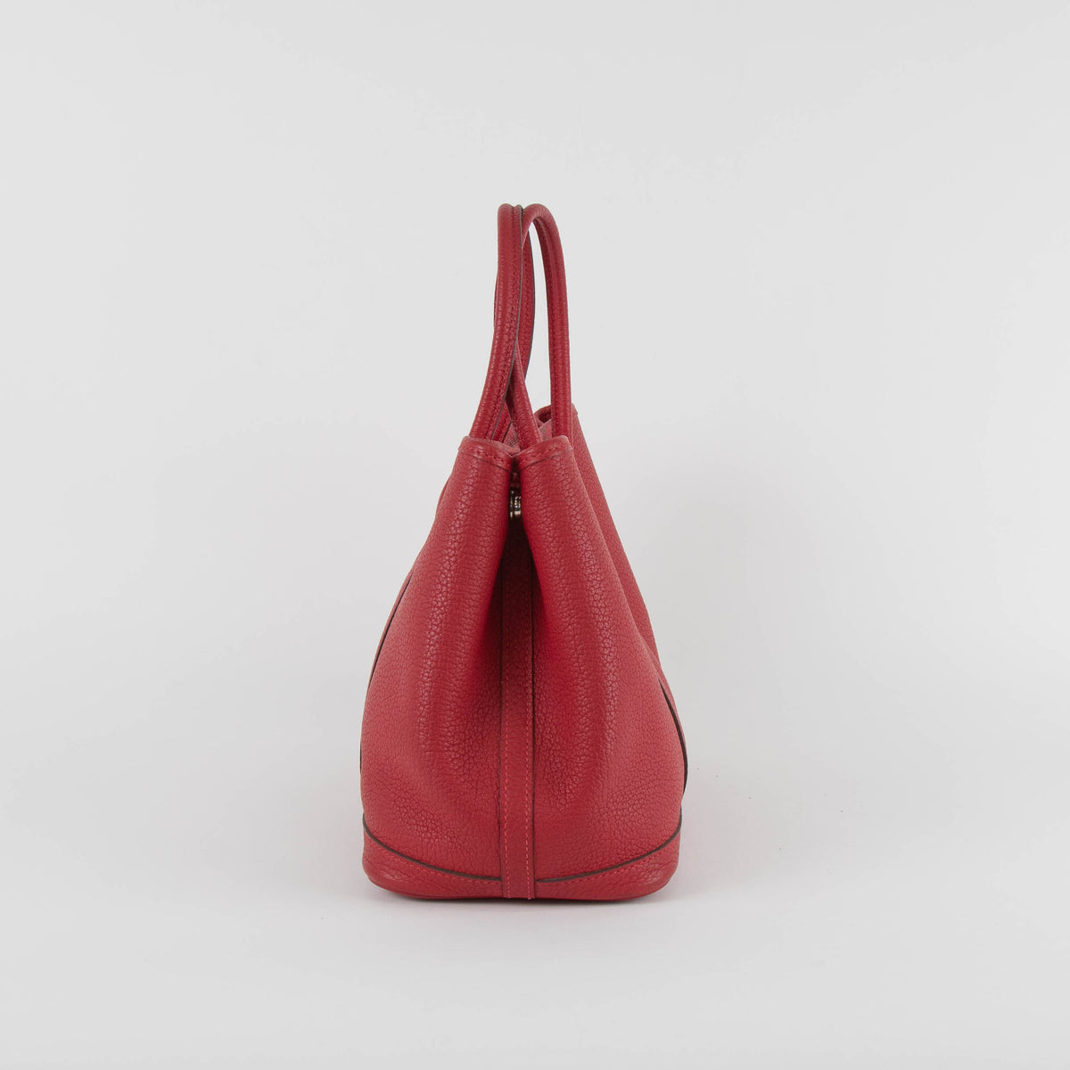 Hermes Rouge Garden Party 30 Togo Leather Bag