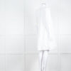 Ottod'Ame White Cotton Puff Sleeve Tiered Dress