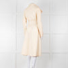 Carl Kapp Cream Belted Edge To Edge Coat