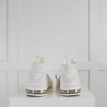 Christian Dior White Knit Walk'n'dior High Top Trainers