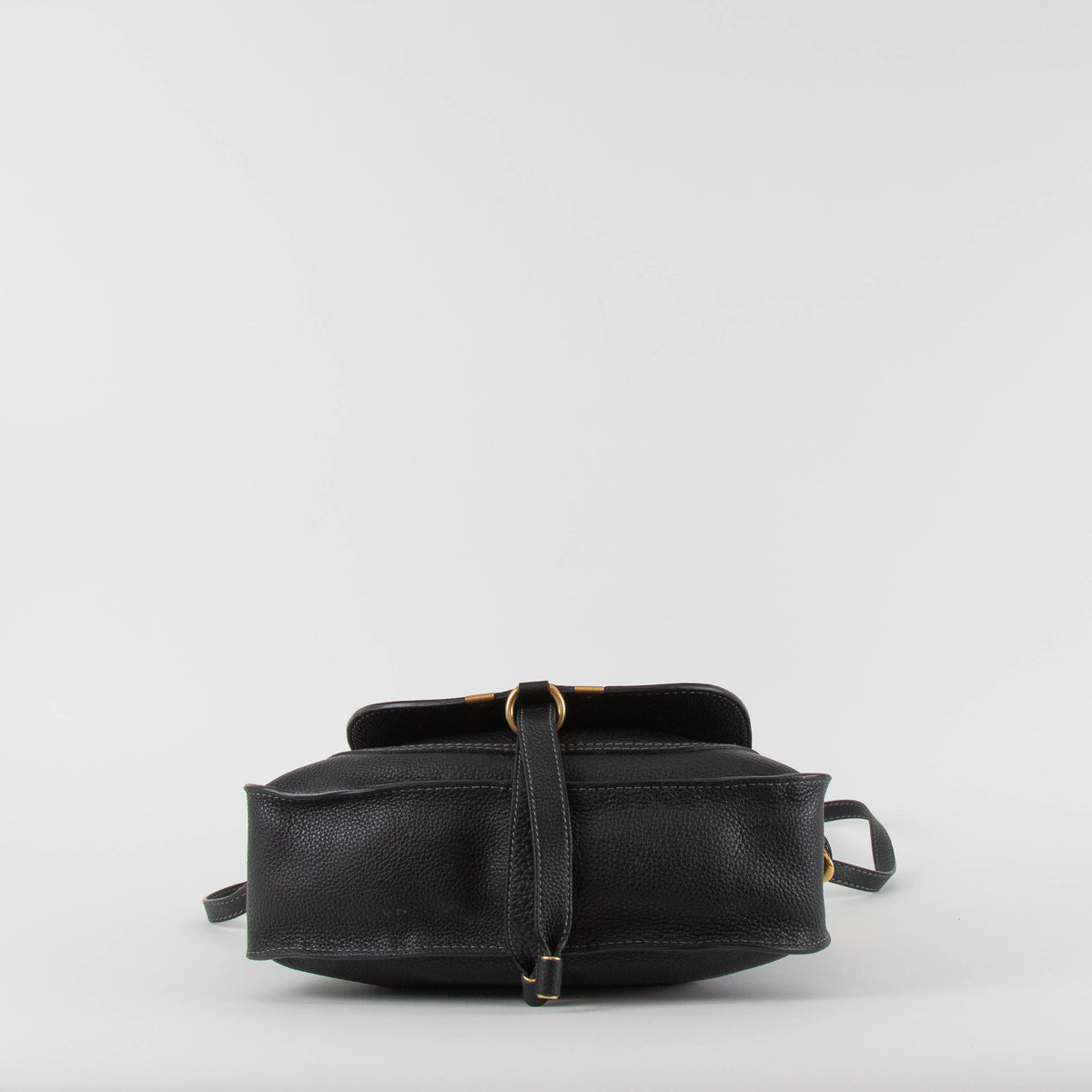 Chloe Marcie Small Black Leather Bag