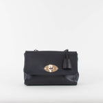 Mulberry Navy Medium Lily Bag With Silver Hardware