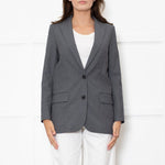 Zadig & Voltaire Grey Blazer with Angel Wing Crystal Back