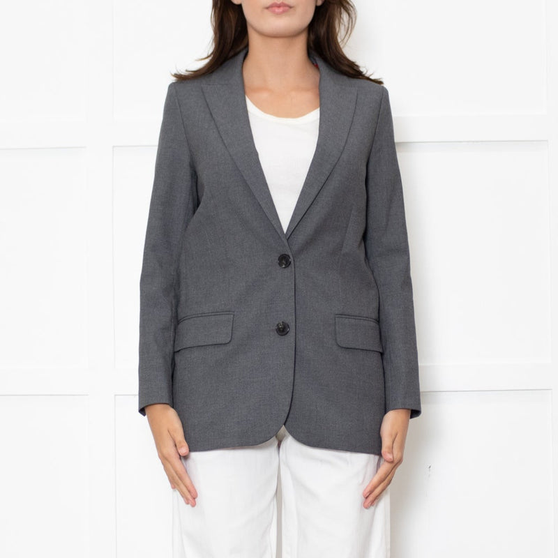 Zadig & Voltaire Grey Blazer with Angel Wing Crystal Back