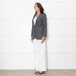 Zadig & Voltaire Grey Blazer with Angel Wing Crystal Back