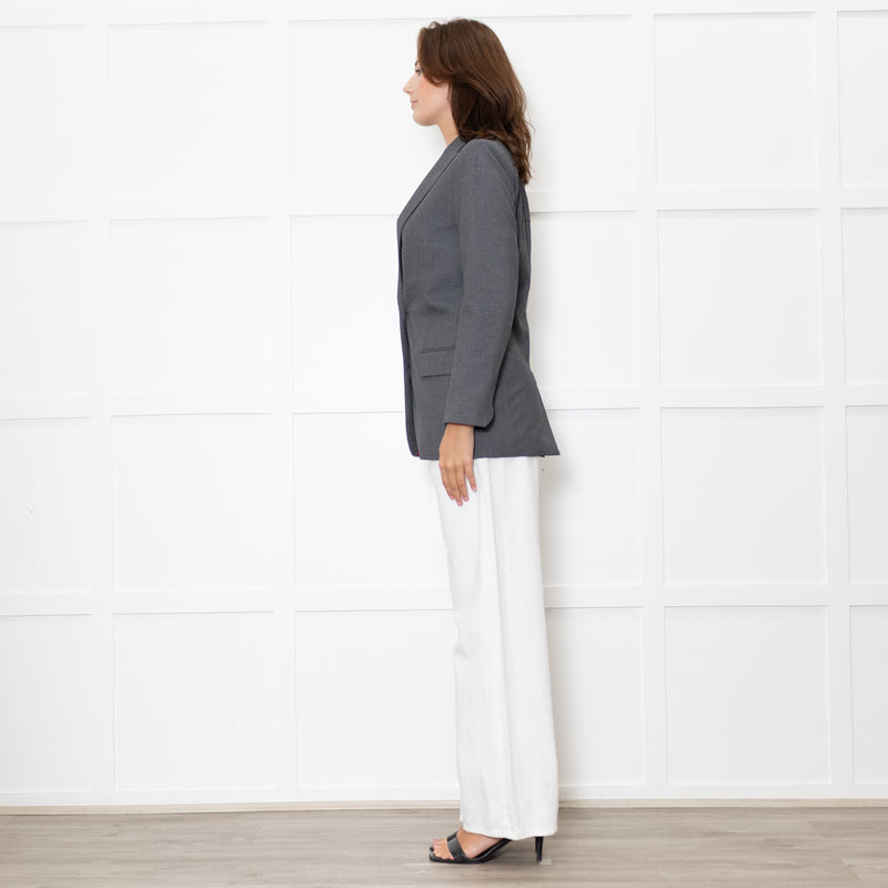 Zadig & Voltaire Grey Blazer with Angel Wing Crystal Back