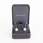 Tiffany Elsa Peretti Pearls By The Yard Chain Earrings