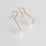 Tiffany Elsa Peretti Pearls By The Yard Chain Earrings