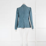 Marc By Marc Jacobs Blue Cotton Front Pocket Jacket