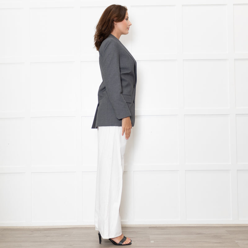 Zadig & Voltaire Grey Blazer with Angel Wing Crystal Back
