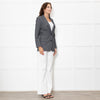 Zadig & Voltaire Grey Blazer with Angel Wing Crystal Back