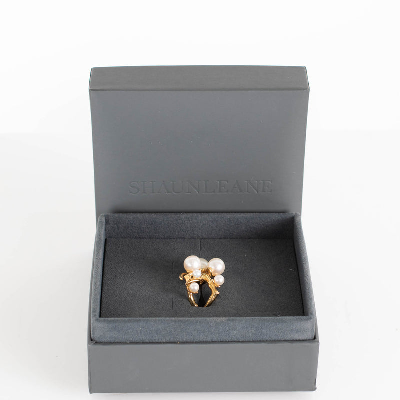 Shaun Leane Gold Vermeil Ring With Pearls