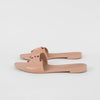 Charlotte Olympia Pale Pink Red Bead Hand Detail Sliders