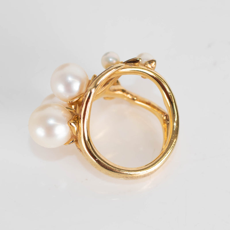 Shaun Leane Gold Vermeil Ring With Pearls