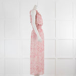 All Saints Rose Pink Cream Sleeveless Maxi Dress