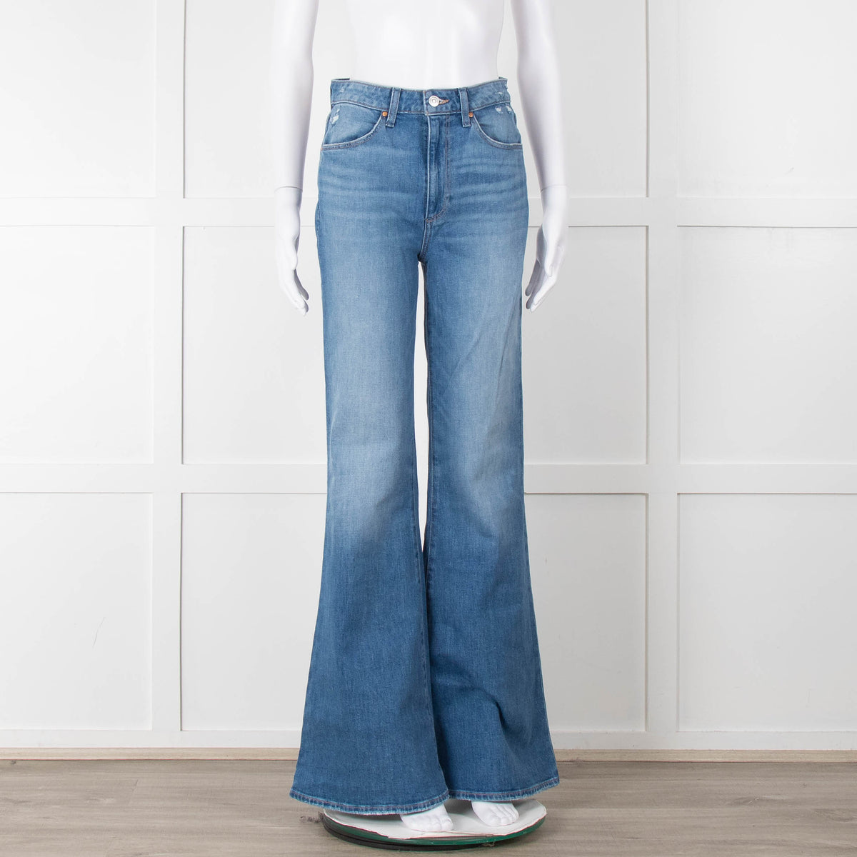 Paige Blue Flared Jeans