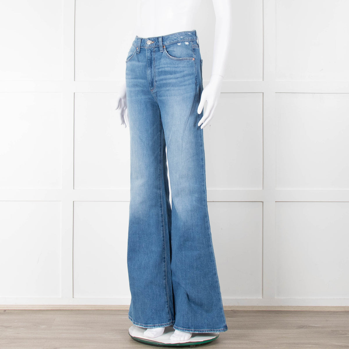 Paige Blue Flared Jeans