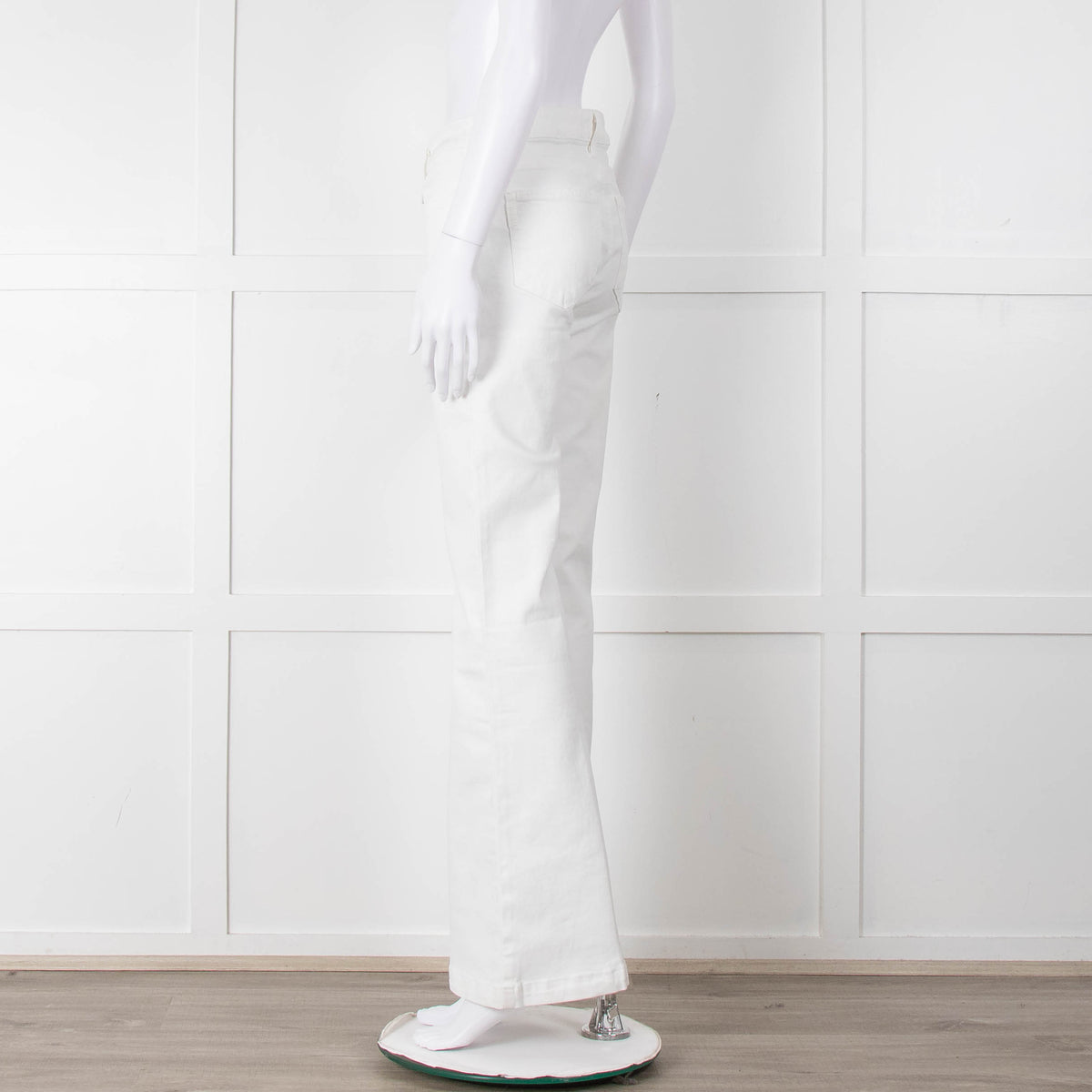Paige White Flared Jeans