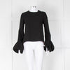 Roksanda Black Bell Sleeve Top