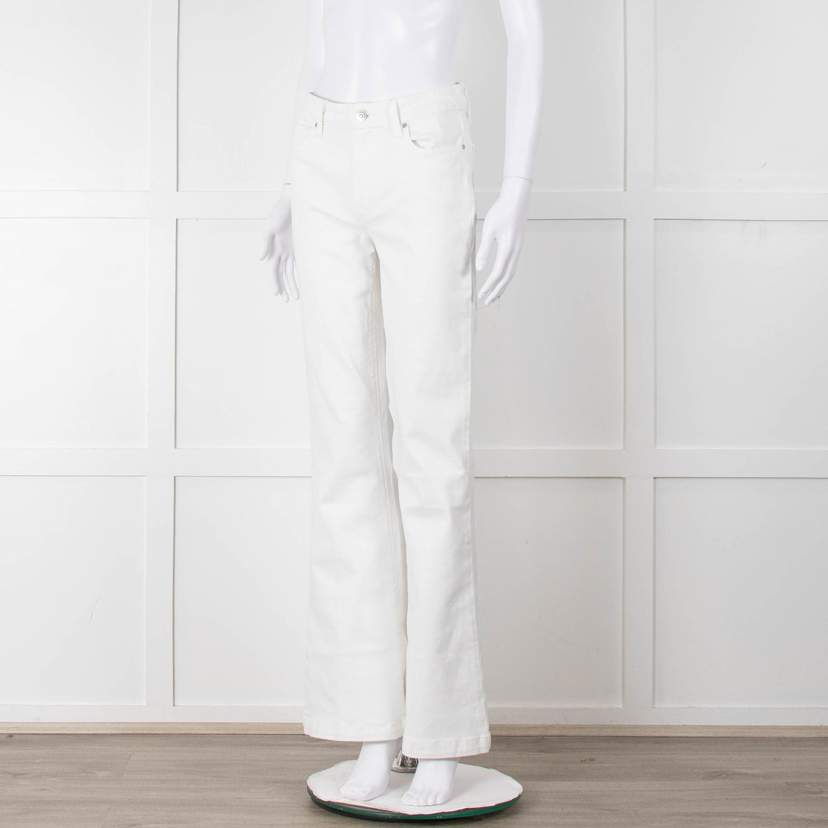 Paige White Flared Jeans