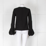 Roksanda Black Bell Sleeve Top