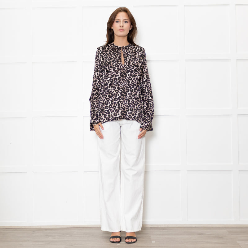 Dea Kudibal Animal Print Evelyn Silk Top
