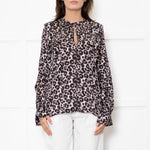 Dea Kudibal Animal Print Evelyn Silk Top