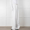 ME + EM White Cotton Wide Leg Trousers