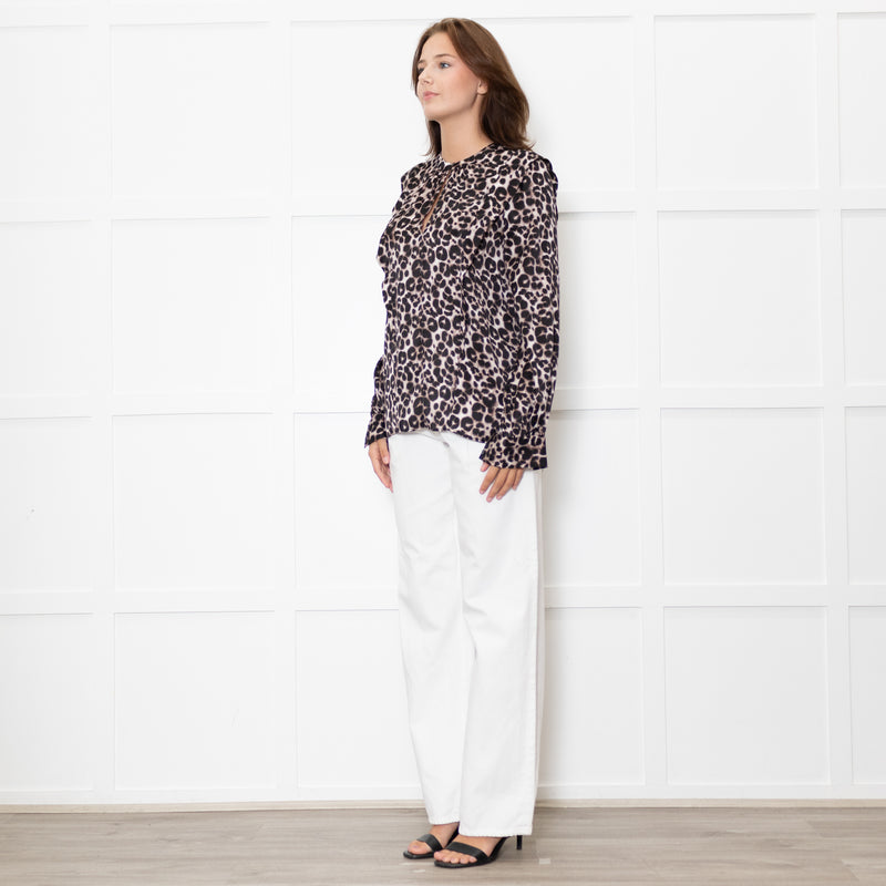 Dea Kudibal Animal Print Evelyn Silk Top