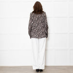 Dea Kudibal Animal Print Evelyn Silk Top