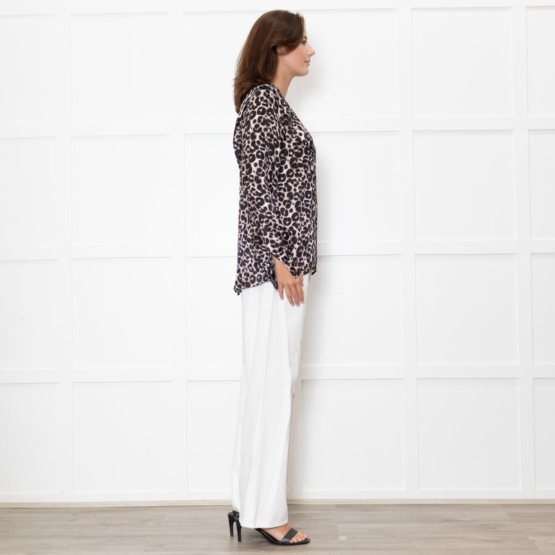 Dea Kudibal Animal Print Evelyn Silk Top