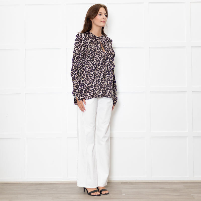 Dea Kudibal Animal Print Evelyn Silk Top