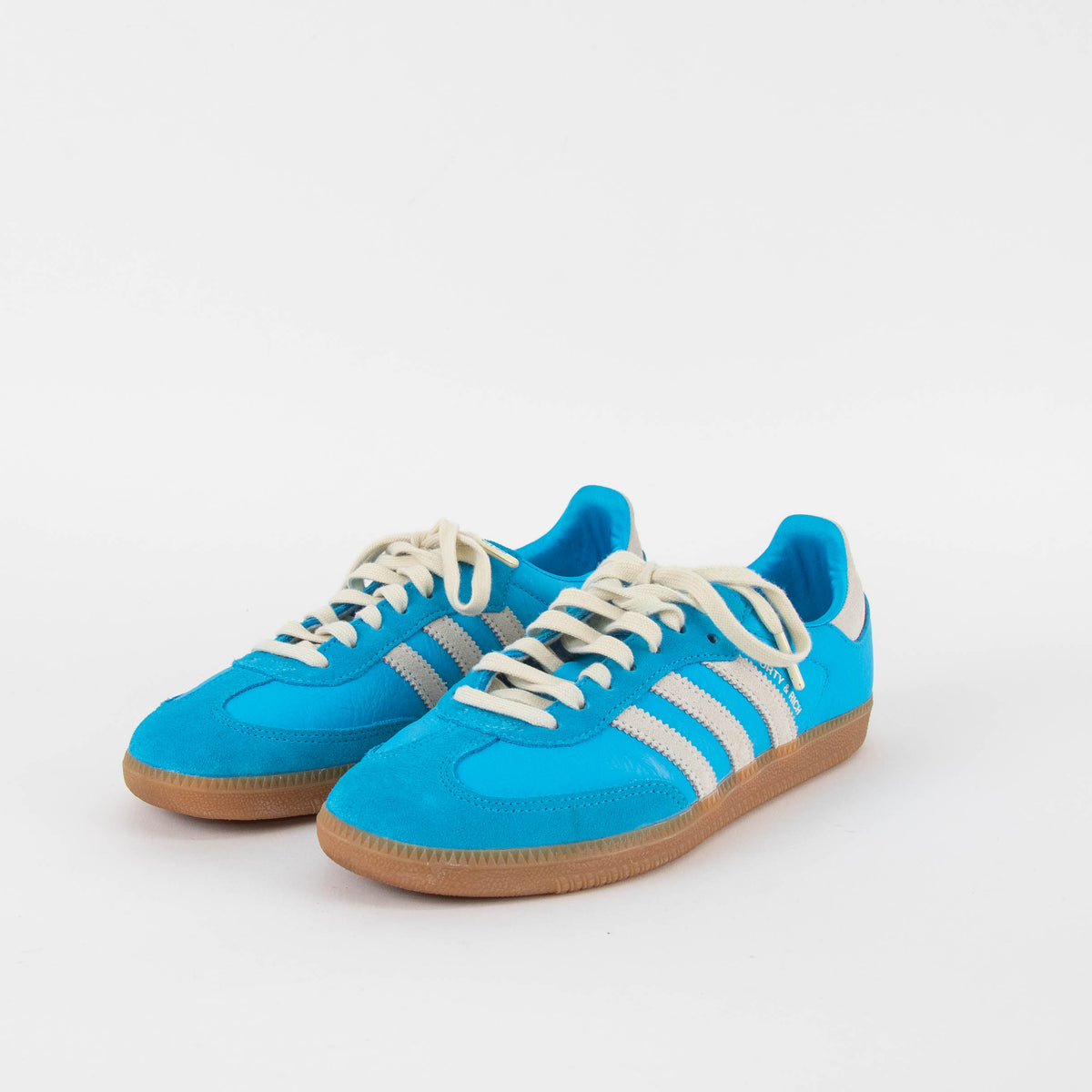Adidas Blue White OG Samba Trainers