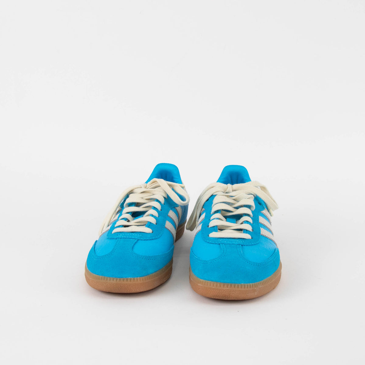 Adidas Blue White OG Samba Trainers