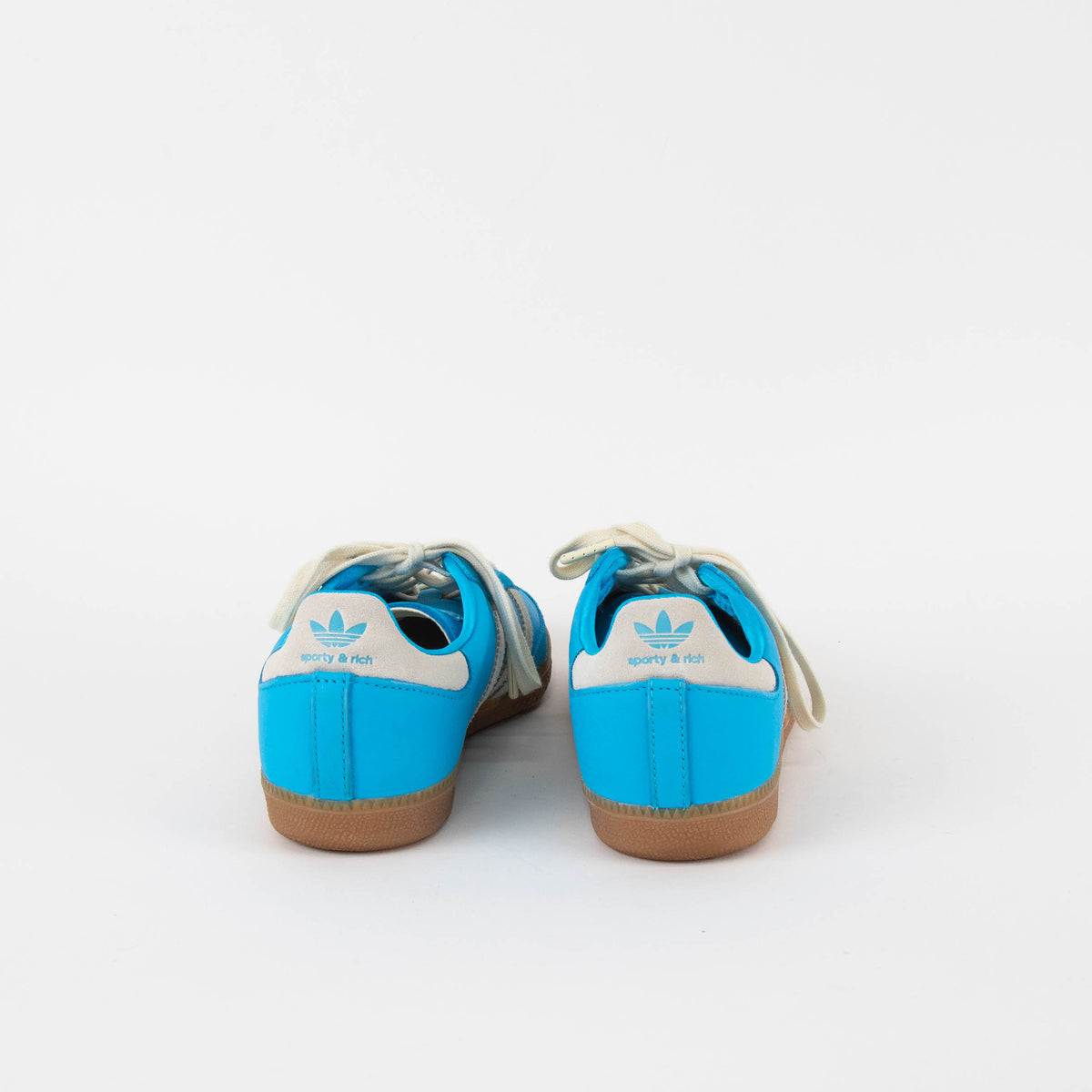 Adidas Blue White OG Samba Trainers