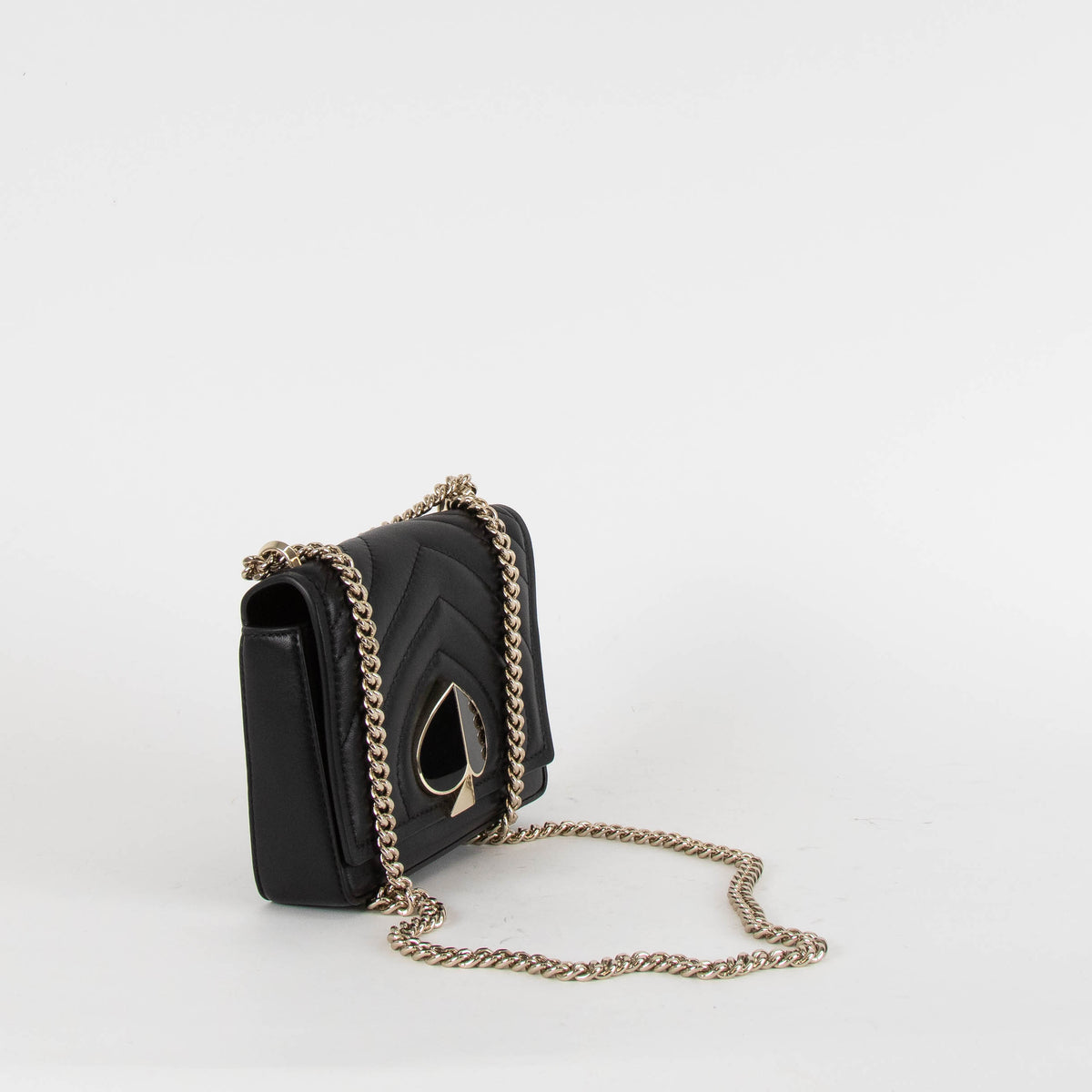 Kate Spade Black Small Quilted Shoulder Bag