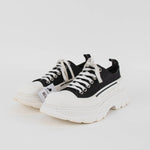Alexander McQueen Black White Chunky Trainers