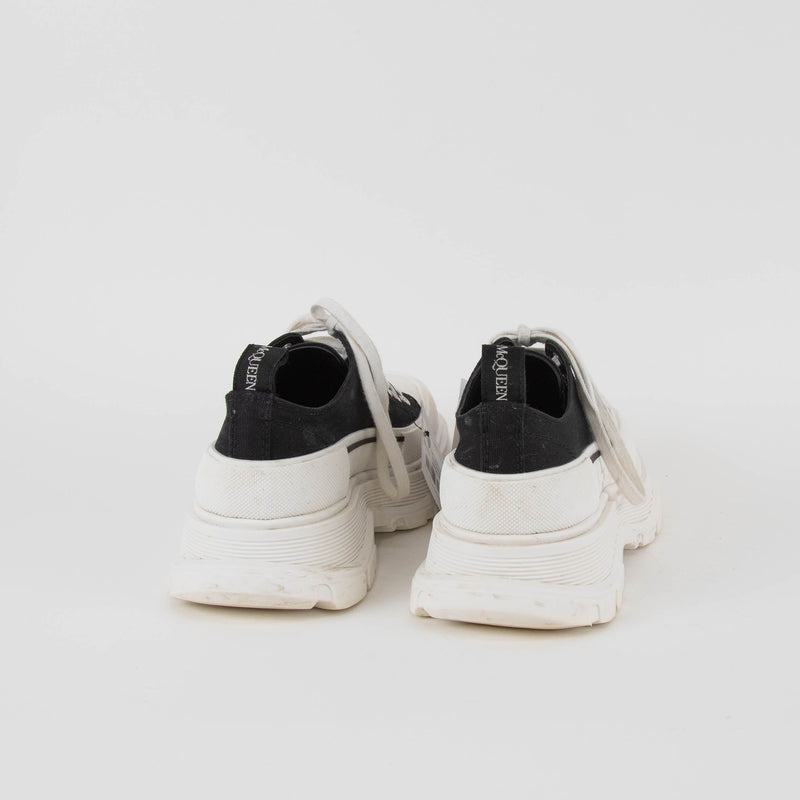 Alexander McQueen Black White Chunky Trainers