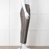 Ralph Lauren Silver Grey Prince Of Wales Check Trousers