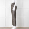Ralph Lauren Silver Grey Prince Of Wales Check Trousers