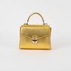 Aspinal Of London Gold Mini Modern Mayfair Bag