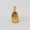 Aspinal Of London Gold Mini Modern Mayfair Bag