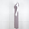 Paul & Joe Sister Navy White Orange Floral Print Sleeveless Jumpsuit
