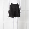 Posse Black Linen Pleated Front Shorts