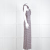 Paul & Joe Sister Navy White Orange Floral Print Sleeveless Jumpsuit