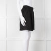 Posse Black Linen Pleated Front Shorts