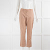 Paula Ka Brown Cotton Trousers