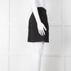 Posse Black Linen Pleated Front Shorts