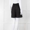 Posse Black Linen Pleated Front Shorts